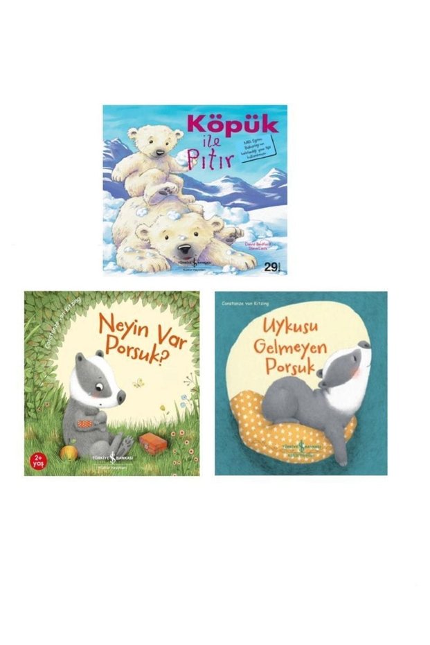 Uykusu Gelmeyen Porsuk , Köpük Ile Pıtır Ve Neyin Var Porsuk Set of 3