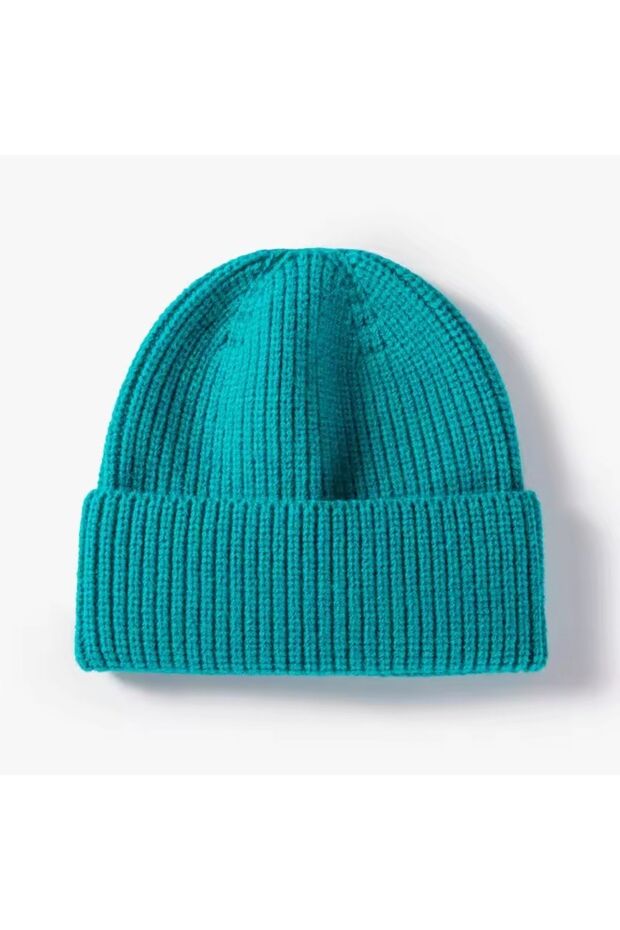 Kadın Basic Örgü Lüks Lastikli Akrilik Bere - 1