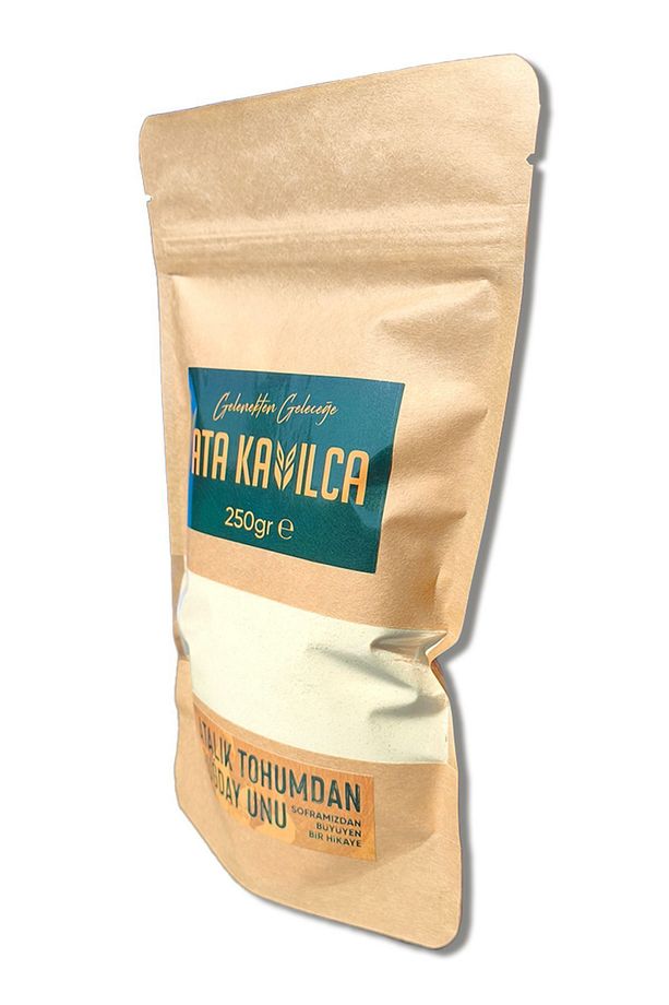 Atalık Tohumdan Organik Buğday Unu - Kepeksiz - 3'lü Paket (3x250gr) - 3