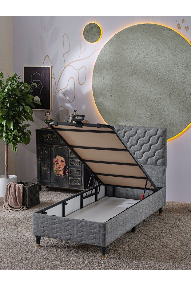 Simge Tek Kişilik 2Li Set (Baza+Başlık)(Yatak HARİÇ!!) - 2