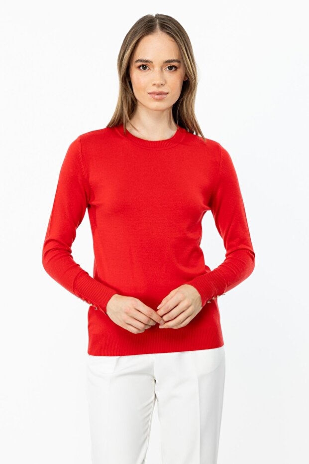 On Sıfır Yaka Basic Kazak - 1