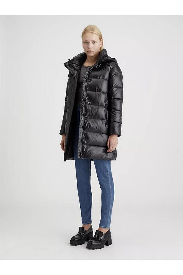 LW PADDED LONG FITTED JACKET - 1
