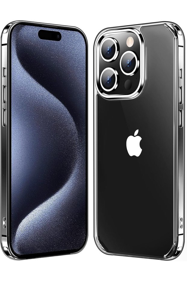 حافظة حماية شفافة للكاميرا متوافقة مع هاتف iPhone 15 Pro