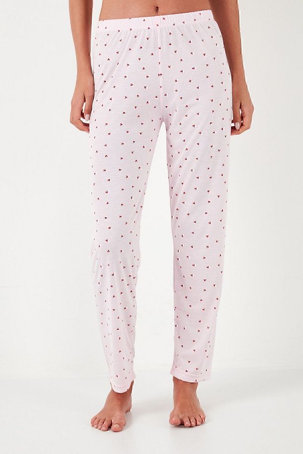 Regular Fit Bisiklet Yaka Kısa Kollu Pijama Takım  PİJAMA TAKIMI 6097310 - 7