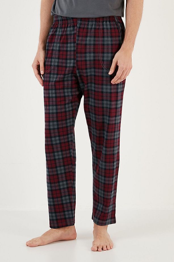 Ekoseli Regular Fit Kısa Kollu Pijama Takımı Erkek PİJAMA TAKIMI 6572002 - 5