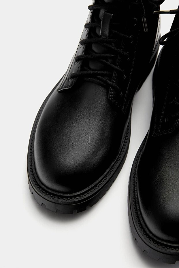 Bağcıklı düz çizme - 3