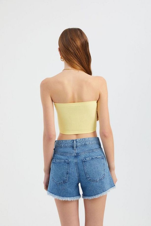 Kolsuz Basic Crop Top - 4
