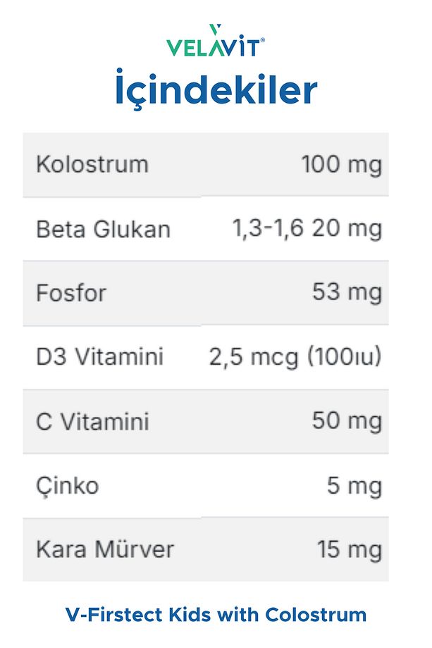 V-Firstect Kids with Colostrum - 2