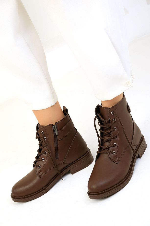 Kahve Kadın Bot & Bootie 19552 - 2
