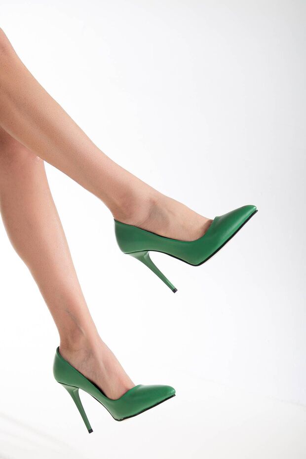 Women's Stiletto Thin High Heel Shoes Mint Green