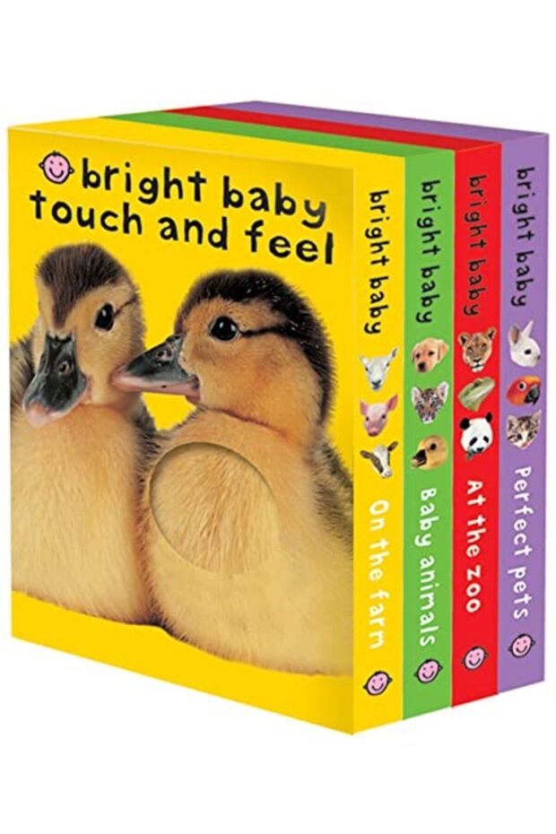 Bright Baby Touch & Feel Boxed Set On The Farm Baby Animals At The Zoo And Perfect Pets