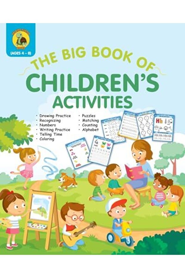 The Big Book Of Childrens Activities Drawing Practice Numbers Writing Practice Telling Time Co