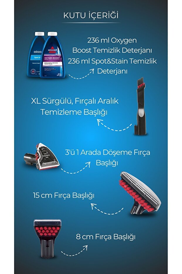 Multiclean Spot And Stain Halı Koltuk Yıkama ve Leke Çıkarma Makinesi - 4