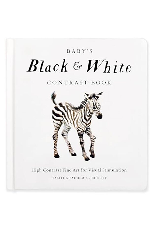 Babys Black And White Contrast Book Highcontrast Art For Visual Stimulation At Tummy Time