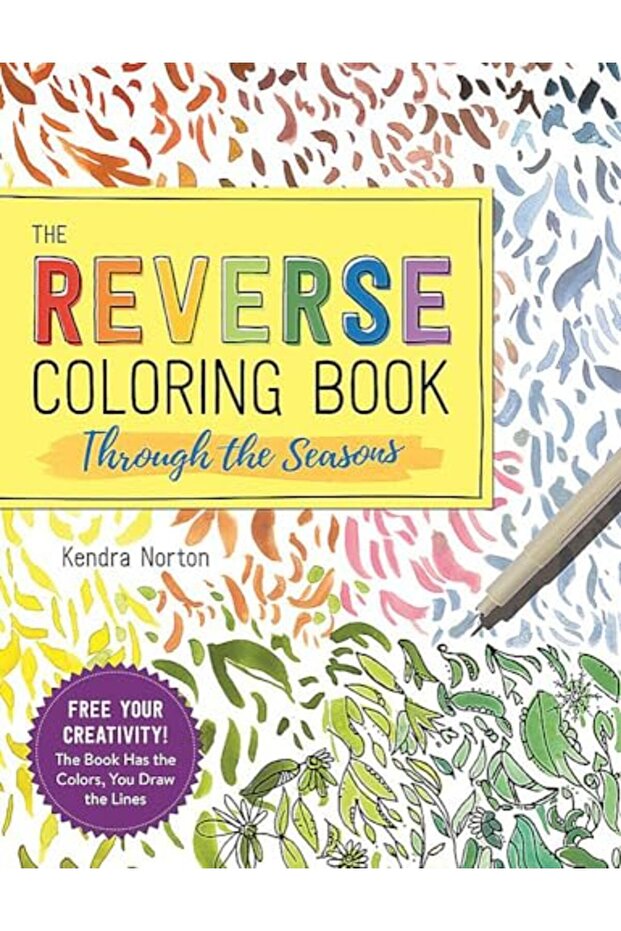 The Original Reverse Coloring Book Through The Seasons