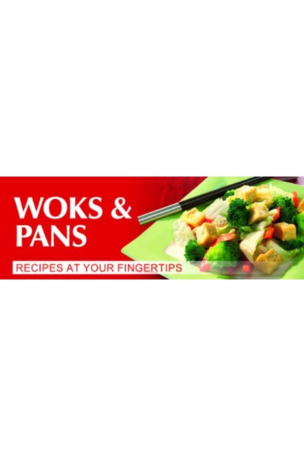 Woks & Pans Handy Recipe Collection To Store Or Hang In Your Kitchen