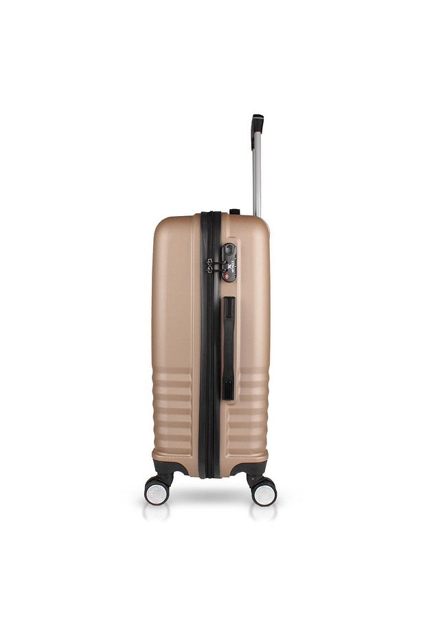 Puzzle Abs Kabin Orta Büyük Ve Makyaj Boy Gold 4'lü Travel Valiz Seti - 3