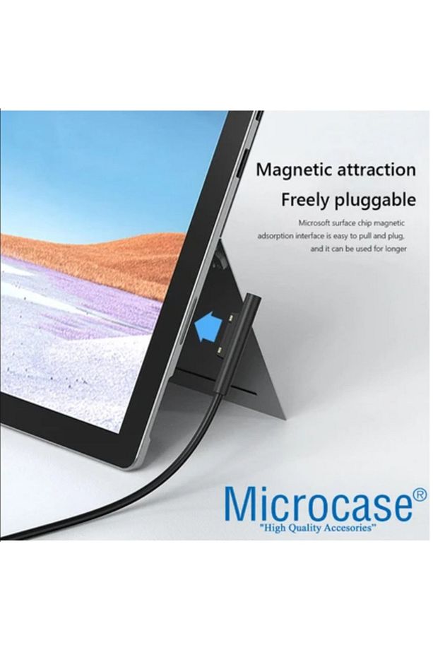 Surface Pro 3-4-5-6-7-8 uyumlu Type-C PD Manyetik Şarj Kablosu 150 cm - AL4145 - 3