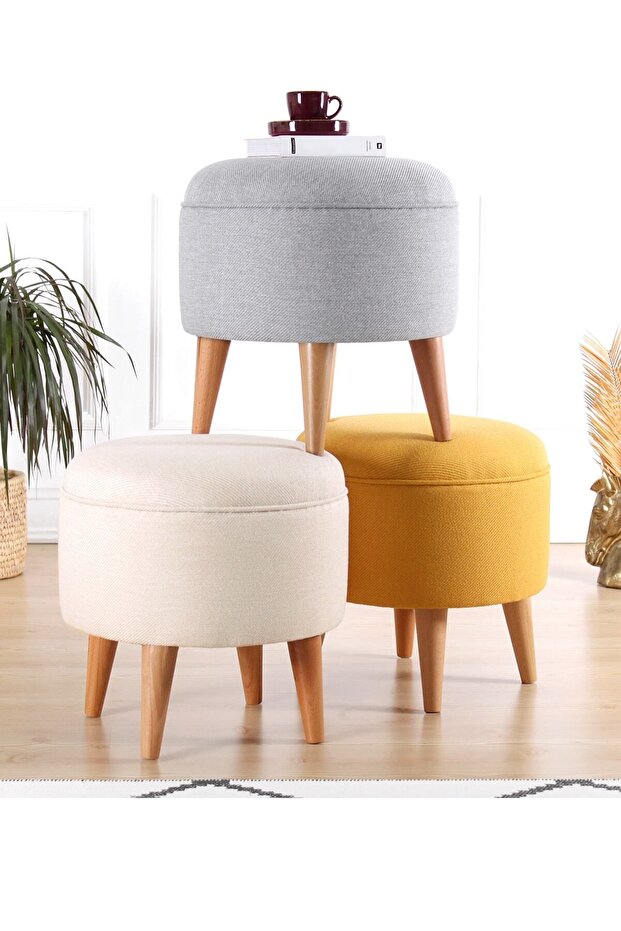 Micup Puf - Krem - 6