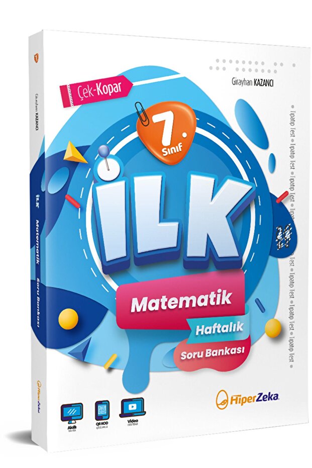 Hiper Zeka 2025 7. Sınıf Ilk Matematik Haftalık Soru Bankası | Girayhan Kazancı