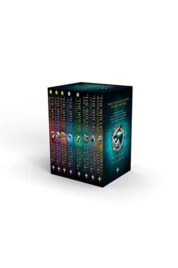 The Witcher Boxed Set The Last Wish Sword Of Destiny Blood Of Elves Time Of Contempt Baptism Of