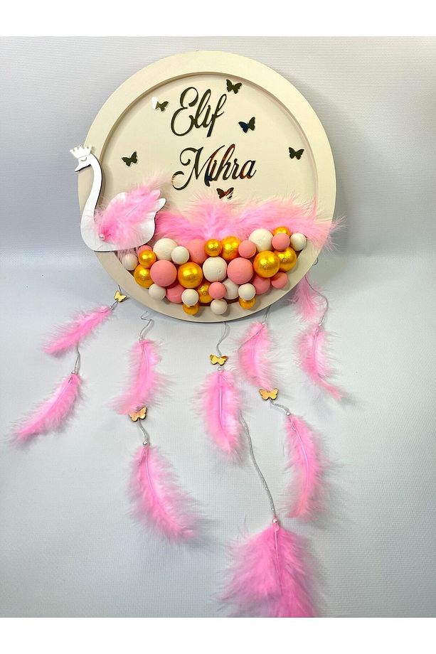 İSİMLİ KIZ BEBEK BUBBLE KAPI SÜSÜ-HASTANE ODASI BEBEK KAPI SÜSÜ - 4