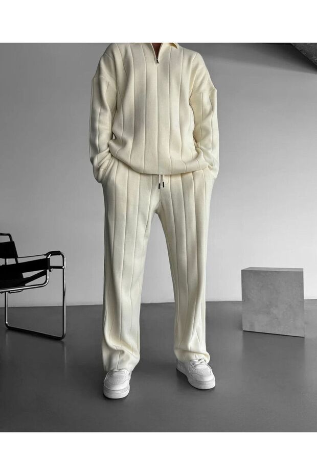Corded Set - Oversize Model with Half Zipper - 2