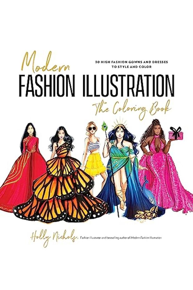 Modern Fashion Illustration The Coloring Book