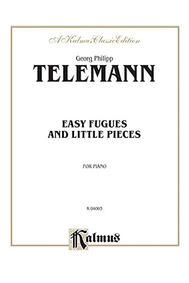 Easy Fugues And Little Pieces