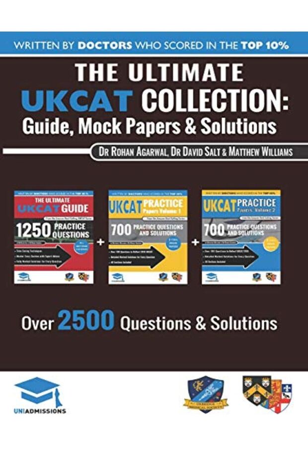 The Ultimate Ukcat Collection 3 Books In One 2650 Practice Questions Fully Worked Solutions Inc