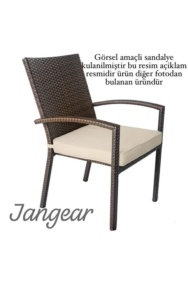 sandalye minder 5cm kalınlık 4adet lüx[KESINIKLE ÇÖKMEZ SÜNGER]fermuarlı kumaş ayrı yıkanabilir40CM - 4