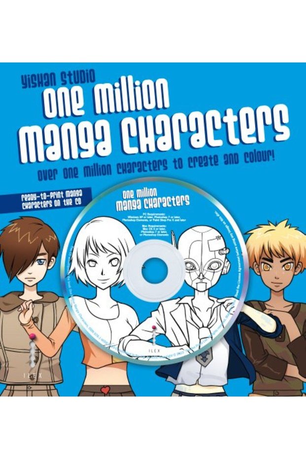 One Million Manga Characters Over One Million Characters To Create And Colour