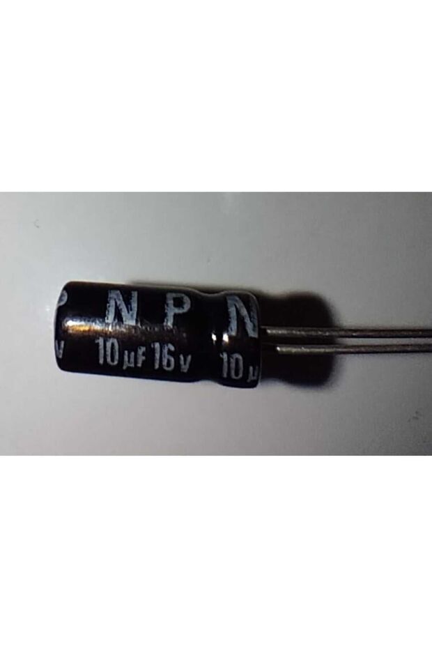10Uf 16V Non-Polar Kondansatör - 1