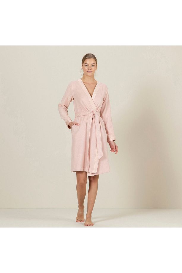 Floss Unisex Bornoz Acık Somon - 2