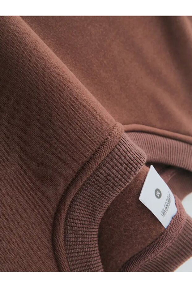 Compact Crew Neck Sweatshirt - 3 Thread Raster - 4