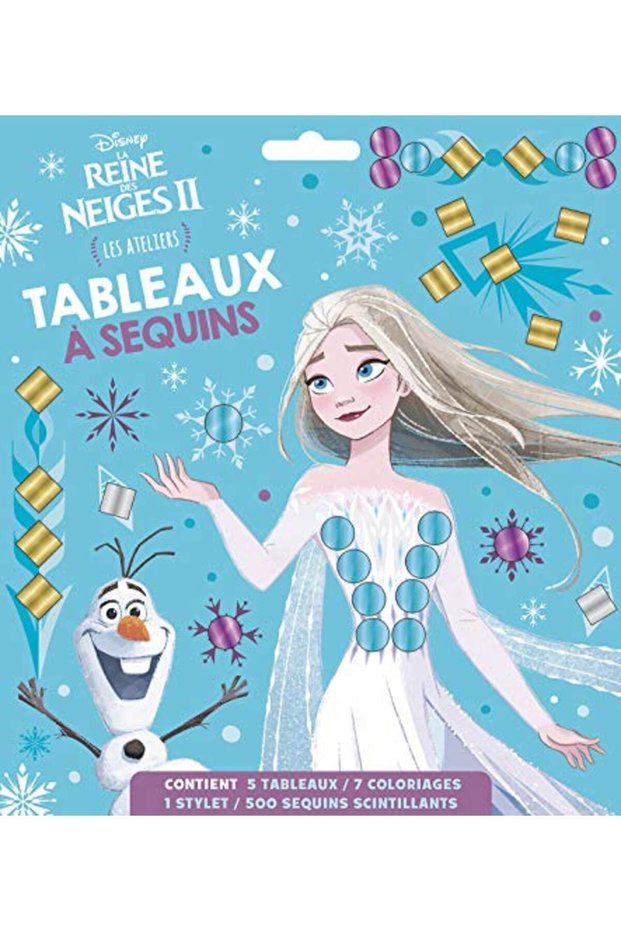 La Reine Des Neiges 2 Pochette Les Ateliers Tableaux A Sequins Disney