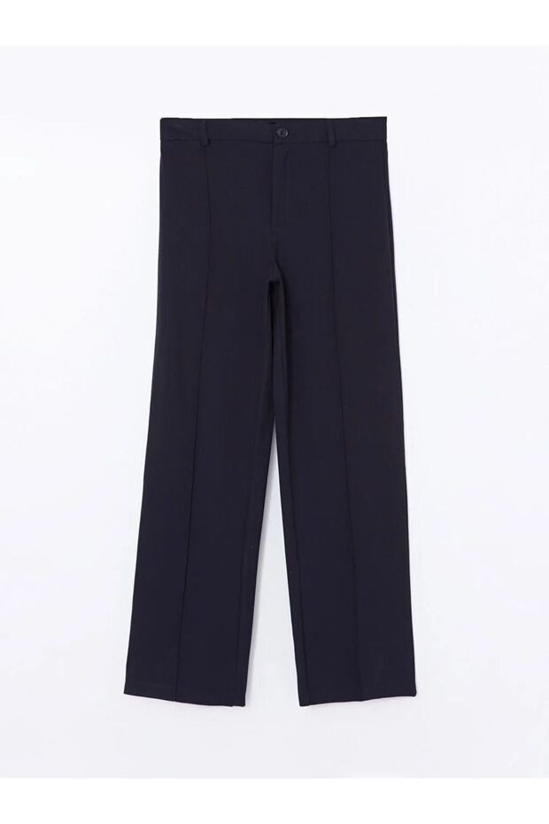 LCW Vision Dar Fit Düz Geniş Paça Kadın Pantolon - 1
