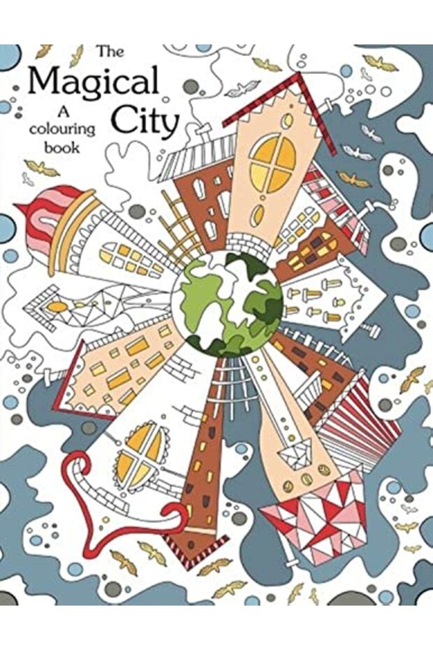 Colouring Book The Magical City A Coloring Books For Adults Relaxationstress Relief Coloring Book