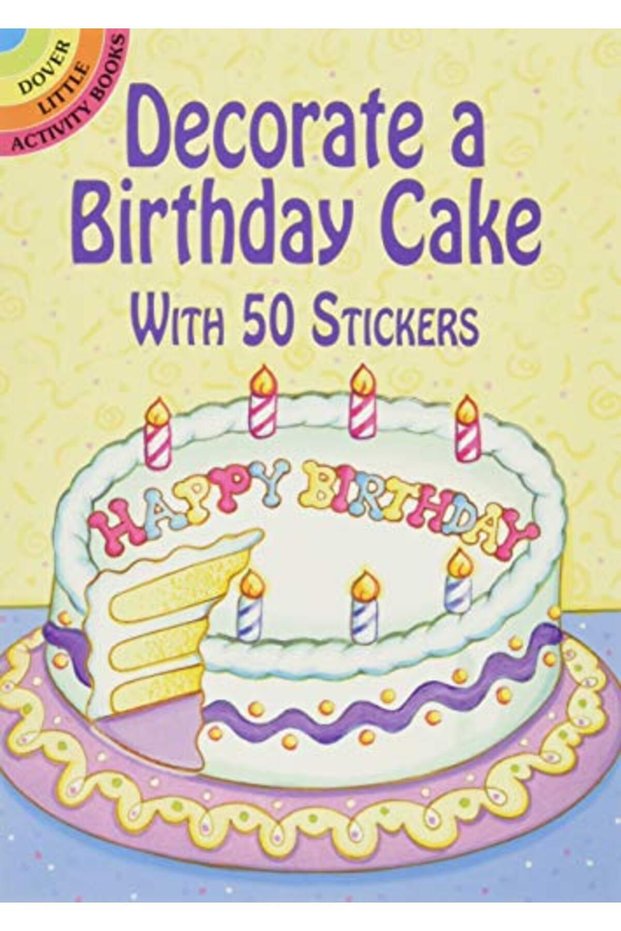 Decorate A Birthday Cake With 50 Stickers