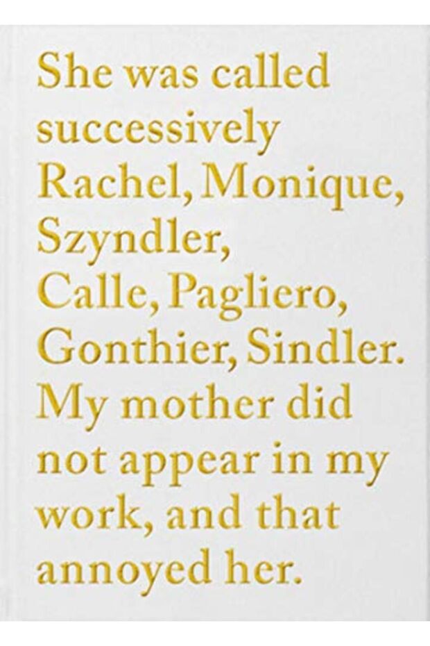 Sophie Calle Rachel Monique