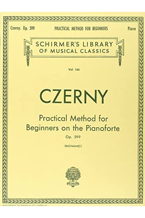 Carl Czerny Practical Method For Beginners On The Pianoforte Op599