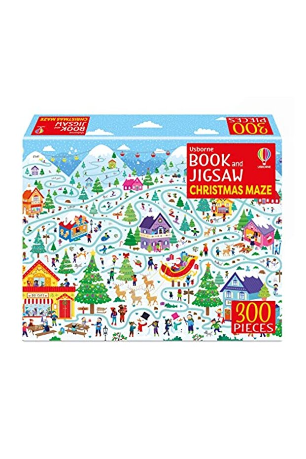 Usborne Book And Jigsaw Christmas Maze