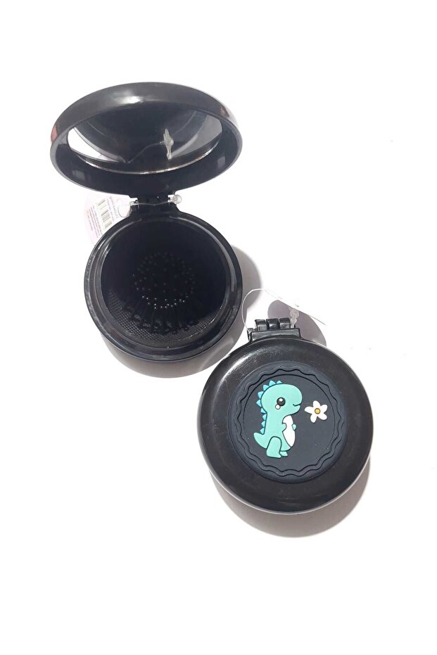 مشط مرآة مدمج منقوش للأطفال - 4