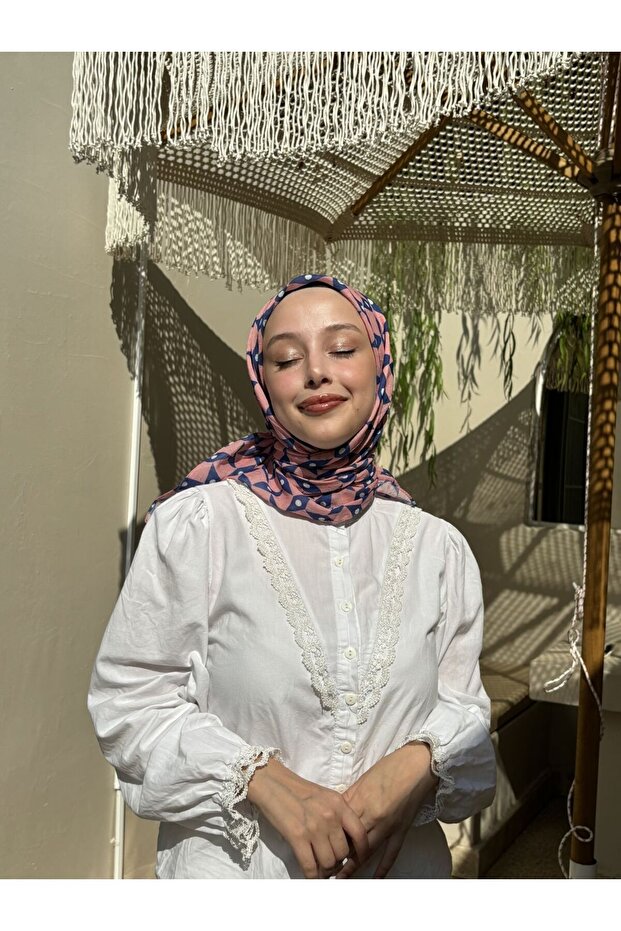 Bamboo Origami Patterned Scarf - 3