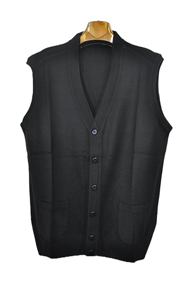 Thin Wool Vest - 1