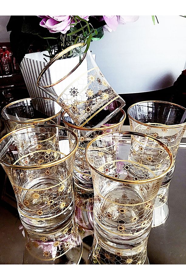 Star Gold Su Bardağı 6 Adet - 1