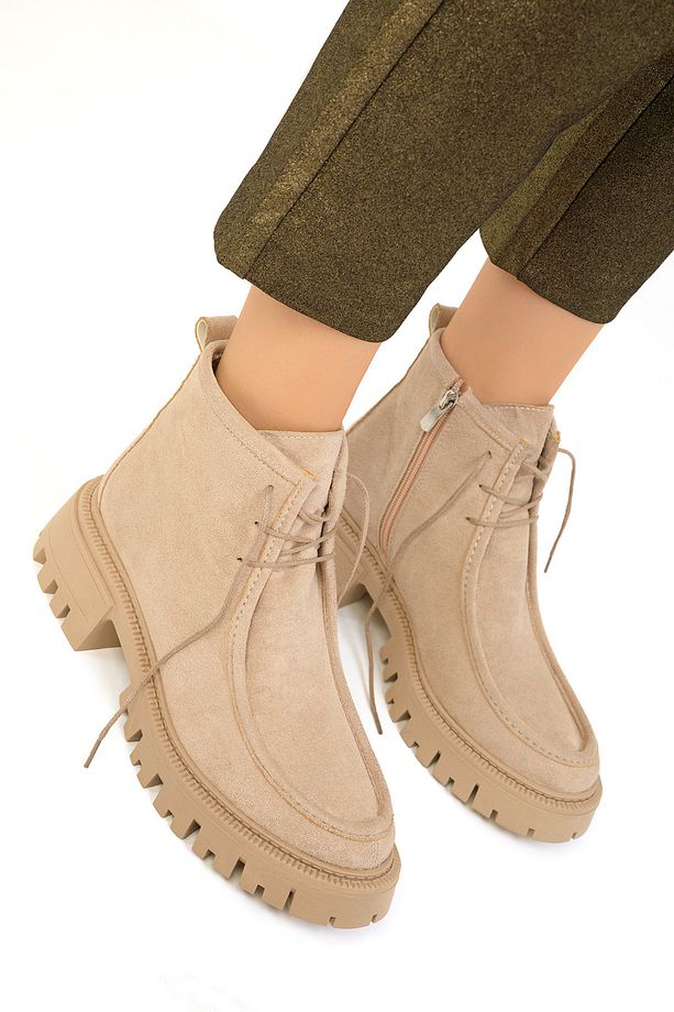 Ten Süet Kadın Bot & Bootie 19656 - 3