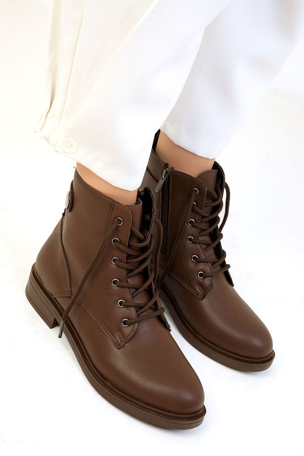 Kahve Kadın Bot & Bootie 19552 - 5