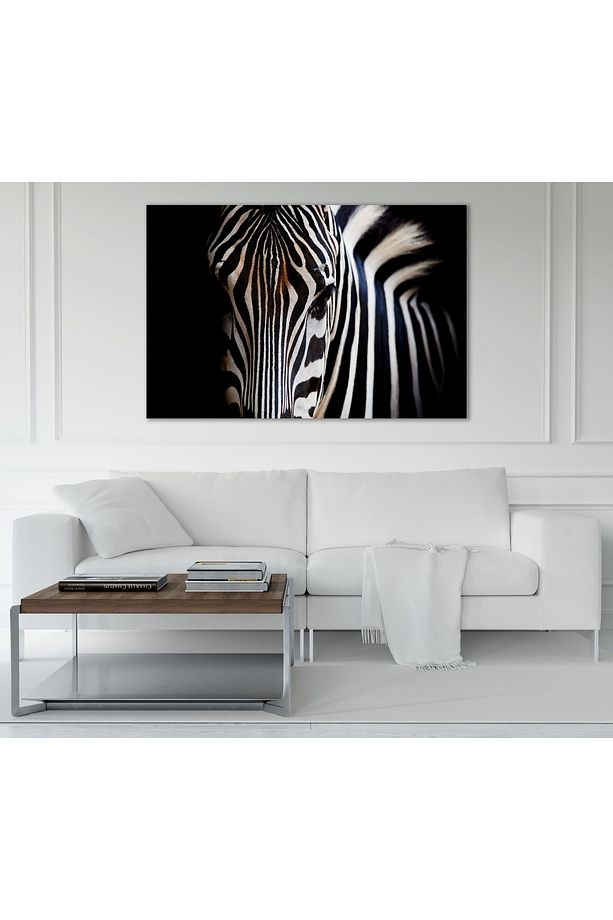 Zebra Kanvas Tablo, Modern Zebra Tablo - 3