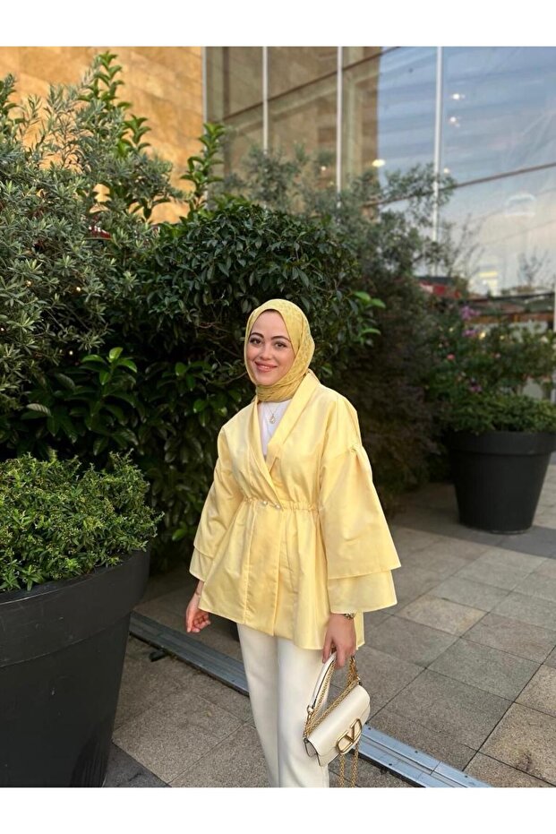 Lara Ceket Sarı - 1